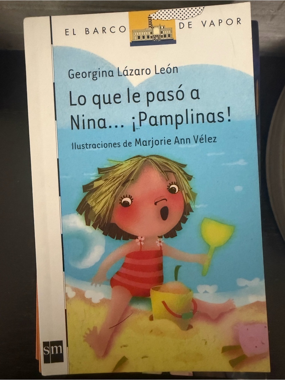 : Lo que le pasó a Nina... ¡Pamplinas! - Kids Book, Blue